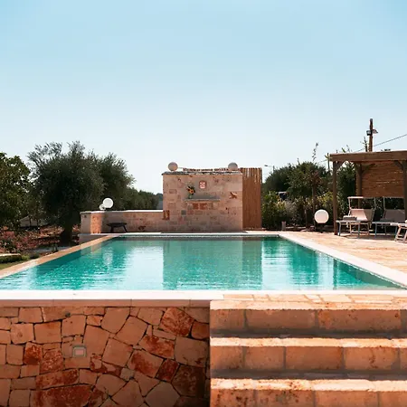 别墅 Helloapulia - Trullo Dei Quattro Venti, Infinity Pool, 5 Min Drive From Old Town 洛科罗通多