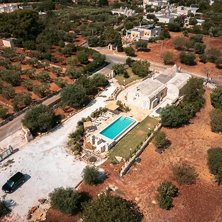 别墅 Helloapulia - Trullo Dei Quattro Venti, Infinity Pool, 5 Min Drive From Old Town 洛科罗通多